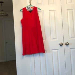 Worn once!  Absolutely adorable. Red J. Crew dress